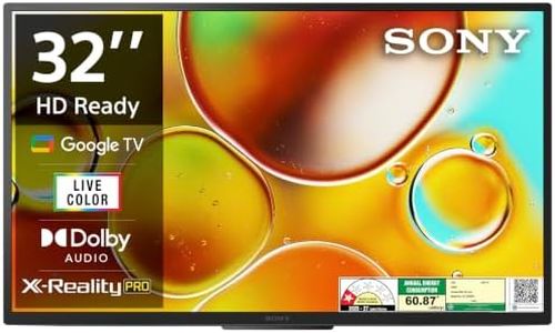Sony BRAVIA 80 cm (32 inches) HD Ready Smart LED Google TV KD-32W835 (Black)