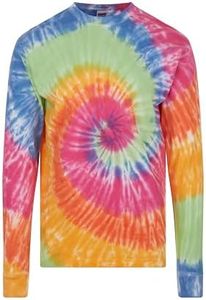 DARESAY Long Sleeve Tie Dye T-Shirt, for Men, Women and Teens (Up to 5XL)