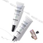 SAVILAND Rhinestone Glue for Nails: 2Pcs 20g Strong-Bond Nail Rhinestones Glue Gel with Precision Tip for Nail Charms, Gems and Jewels Decoration 3D Nail Art Gel Cured Need DIY Home Gift Women
