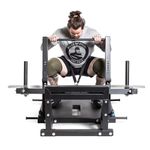 Belt Squat Machine 2.0 [Bells of Steel] Robust Leg Press Machine | Leg Workout Equipment Squat Machines for Home | Includes Weightlifting Belt, Top and Bottom Pegs | 11 Gauge Steel, 700 lb Capacity