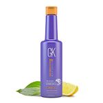 GK HAIR Global Keratin Miami Bombshell Taming Blonde Purple Blowout Treatment (280ml/9.5 Fl Oz) - Hair Smoothing Toning Series Straightening Professional Results Removes Yellow Orange Brassy Tones