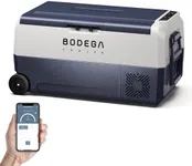 BODEGACOOLER 12 Volt Car Refrigerator,38 Quart Portable truck Freezer,Electric cooler Fridge WIFI APP Control,(36L) -4℉-68℉RV Refrigerator 12/24V DC and 100-240V AC for Travel,Camping,Road Trips,Van