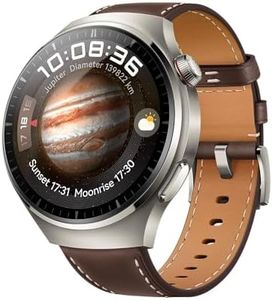 HUAWEI Watch 4 Pro Smartwatch, Cristal Curvo 3D, Controla Tu Salud, Llamadas Móviles Esim, duración de Batería hasta 21 días, Compatible con Android e iOS, Versión Española, Marrón