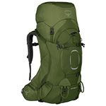 Osprey Aether 55 Men's Backpacking Pack Garlic Mustard Green - S/M