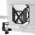 VIVO Behind Monitor VESA Mount Designed for Mac Mini CPU, 2010-Present Models, Monitor Arm Computer Holder, Concealed Back of Screen Mount with Desk Clamp Option, Black, Mount-MINI1