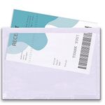 Triplast 100 x A6 Plain Document Enclosed Wallet (158 x 110 mm) | Peel & Seal Clear Plastic Envelopes/Sleeves/Pockets/Wallets | Attach Invoices, Packing Lists & Delivery Notes to Parcels