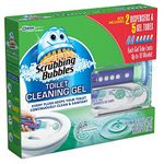 Scrubbing Bubbles Toilet, Rainshower (2 dispensers + 30 Gel Discs), 6 Ounce, 6 Ounce