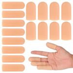 Silicone Finger Protectors 16 PCS Waterproof Finger Protectors, Gel Thumb Protector for Finger Cracking, Finger Arthritis, Finger Callus, Hand Eczema or Finger Blister Protection