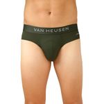 Van Heusen Men Breathable AIR Series Active Briefs - Polyamide Elastane - Swift Dry, High Stretch Mesh_40007_Olive Forest01_M