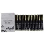 Fengtaiyuan 038P18SS, Gel Ink Roller Ball Pens, Black Ink, Ultra Fine 0.38mm, Writting Pens, Smooth, 18 Count (Black038P18SS)