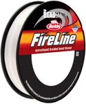 The Beadsmith Fireline by Berkley – Micro-Fused Braided Thread – 6lb. Test.006”/.15mm Diameter, 125 Yard Spool, Crystal Color – Super Strong Stringing Material for Jewelry Making and Bead Weaving