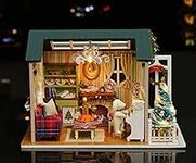 DIY Miniature Dollhouse Kit with Mu