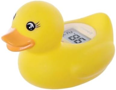 Dreambaby Duck Baby Bath Thermometer - Instant Read Digital Thermometer for Water and Room Temperature - Floating Baby Bath Toy - Newborn Must-Have