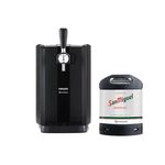 PerfectDraft Black Philips Machine Home Beer Cooler & Dispenser System HD HD3761/60 and San Miguel Especial Keg