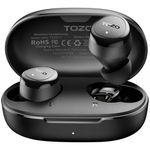 TOZO Wireless Earbuds, Bluetooth 5.3 Ear Buds with Custom EQ, Premium Sound, Dual ENC Mics for Clear Calls, 30H Playtime, IPX6 Waterproof, Lightweight 3.9g, Comfortable In Ear Bluetooth Earphones