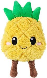 Pineapple Microwavable Unscented Heating Pad for Women and Kids- Cute Soft Cozy Pillow Plush Heatable Warm Stuffed Animals - Kawaii Hot and Cold Plushie Food Toy - Pineapple Gifts for Girls and Boys