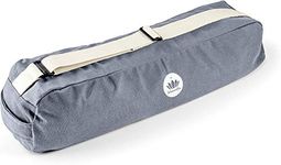 Lotuscrafts Yoga Mat Bag PUNE - Fair & Ecological - Yoga Bag Made of 100% Organic Cotton - Yoga Bag for Yoga Mat - Yoga Mat Cover - Yoga Mat Carrier Bag - Yoga Equipment Bag - GOTS Certified