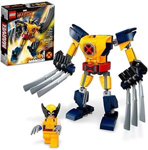 LEGO Marvel Wolverine Mech Armor 76202 Building Kit; Collectible Mech and Minifigure for Wolverine Fans Aged 7+ (141 Pieces)