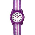 Timex Kid's TW7C061009J Girl's Purple Stripe Analog Watch