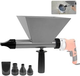 Pistolets à Calfeutrer, Pistolet Joint Électrique, Pistolet Silicone Electrique avec 4 Buses, Jointoyeuse pour le Jointoiement de Mortier de Murs en Pierre et de Sols