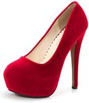 OCHENTA Women's Round Toe Stiletto 