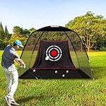 FLITURE Golf Driving Net,Golf Net,Golf Hitting Nets,Golf Training Net,Golf Nets for Backyard Driving,Portable Golf Practice Net,Golf Net with Target,Golf Nets for Indoor Use