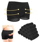 CARER BEAUTY Postpartum Panties for Women, 15pcs Women's Maternity Knickers Disposable High Waist Underwear Pregnancy Seamless Soft Breathable Stretchy for Recovery from C-section Black