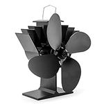 foedo Fireplace Fan, 4-Blade Heat P