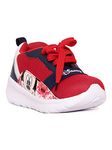 Disney Mickey by Toothless Kids Boys Red Sports Shoes Running Shoes-11 UK (30 EU) (12 US) (MCPBSP2661)