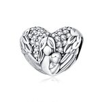 LAMOONY Grandma Charm 925 Sterling Silver Family Charm Sister Charm Mother Charm Father Charm Love Charm for Pandora Charm Bracelet (MoM 2)