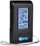 Advanced GQ EMF-380 V2 Multi-Field Electromagnetic Radiation 3-in-1 EMF ELF Meter RF Spectrum Analyzer Ghost Cell Tower Smart Meter WiFi hiden Spy Camera Signal Bug Detector RF up to 8G