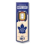 NHL Toronto Maple Leafs - Scotiabank Arena 3D Banner, Team Colors, 6" x 19"