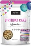 Safe + Fair Birthday Cake Granola -