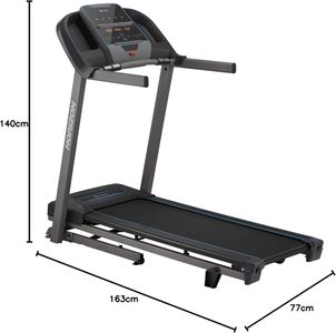 Horizon Fitness TR3.0 Folding Treadmill – Bluetooth, Incline, 127x40.6cm Deck