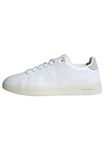 adidas Women's Advantage Premium Leather Shoes Sneakers, FTWR White/FTWR White/Wonder Silver, 5 UK