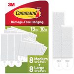 Command Picture Hanging Strips, 16 