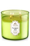 Bath & Body Works White Barn Eucalyptus Mint Scented 3 Wick Candle 14.5 oz./411 g