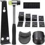 Laminate Flooring Tools, Flooring Tools with 40pc Spacers, Vinyl Flooring Tools with Double Faced Mallet, Wood Flooring Installation Kit Duty Pull Bar and Knee Pads