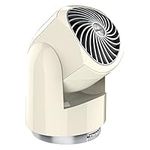 Vornado Flippi V10 Compact Oscillating Air Circulator Fan, Vintage White