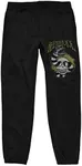 Bioworld Beetlejuice Sandworm with Skull and Logo Men's Black Jogger Pants-Small