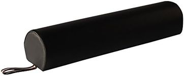 Master Massage 3/4-round Bolster, Black, 15 cm