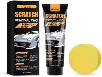 Car Scratch Repair Paste – Premium Scratch Remover Kit with Wipe & Sponge | Polishing Wax for Vehicle Surface Restoration & Deep Scratch Removal (Pack Of - 1, 60 ML)