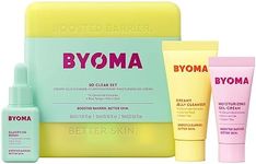 BYOMA So Clear Set - Barrier Repair Skincare Set for Acne Prone Skin - Creamy Jelly Cleanser, Clarifying Face Serum & & Gel-Cream Moisturizer - Unclogs Pores, Targets Blemishes - 30ml, 15ml, 15ml