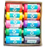 Vardhman A&E Sewing Thread Multicolored (800 MTR) 10 Tube Reels 100% Polyester Sewing Thread for use Sewing, Tailoring, Art&Craft, Home.