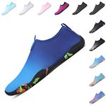 Baofular Water Shoes Women Mens Barefoot Beach Aqua Swim Shoes Quick Dry Lightweight Sea Shoes for Pool Yoga Surf Snorkeling Diving Blue 8 UK 42 EU