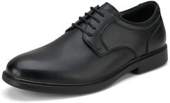 HEEZ Men's Oxford Shoes, Black Lace