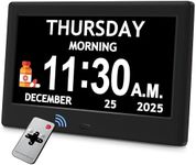 7'' Dementia Clock For Seniors, Lar