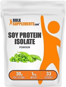 BulkSupplements.com Soy Protein Isolate Powder - Vegan Protein Powder, Soy Protein Powder - Unflavored Protein Powder, Gluten Free, 30g per Serving, 1kg (2.2 lbs) (Pack of 1)