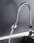 BELARO Faucet Water Filter for Kitchen Sink Tap Mixer Extension Flexible Anti Splash Saving 360° Rotating Faucet Portable Filter Nozzle Regulator Splash-Proof Universal Interface Activated (Design-3)