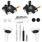 Joystick Replacement Kit for Oculus Quest 2 Controller, OLCLSS Accessories for Oculus Quest 2 Controller and Meta Quest 2 Controller(Black-11-in-1)